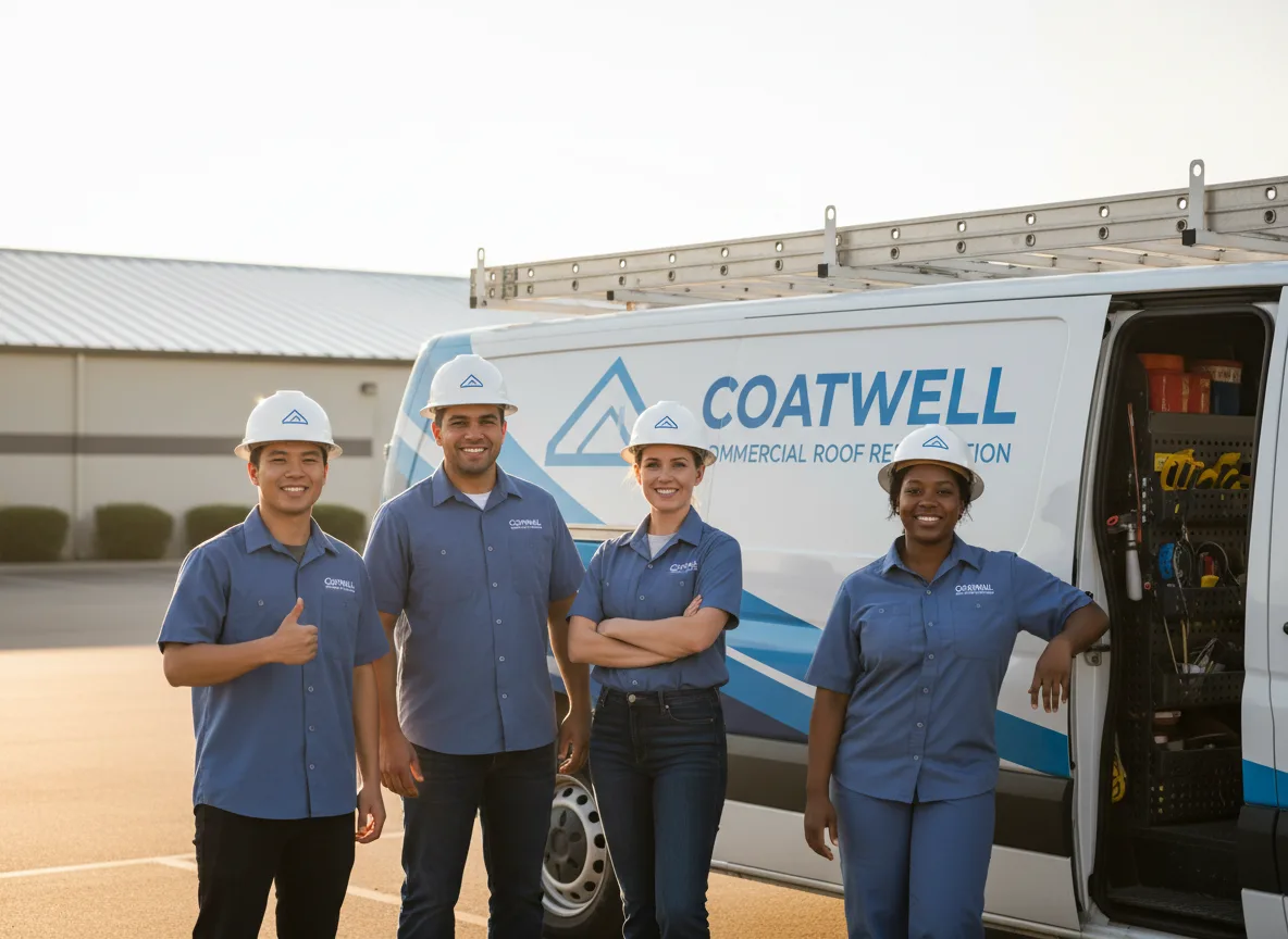 Commercial roof coating company in Bloomdale, OH