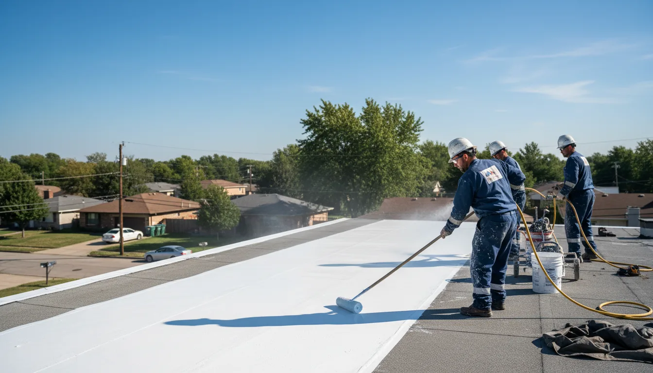 Commercial roof coating in Bloomdale, OH near me